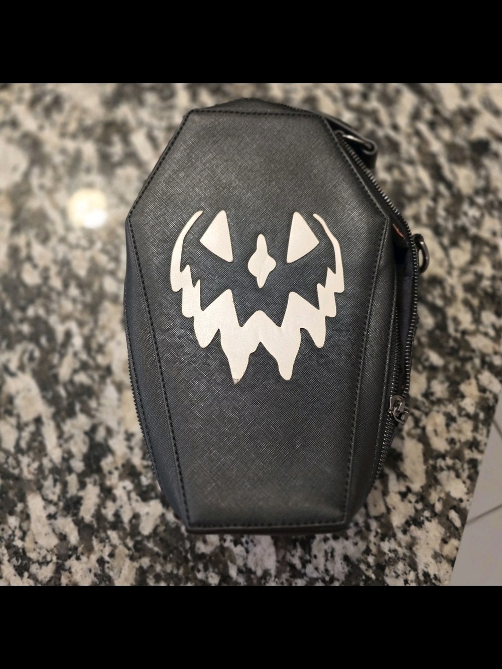 Pumpkin Coffin Purse From Lively Ghosts X Backstitch Bruja